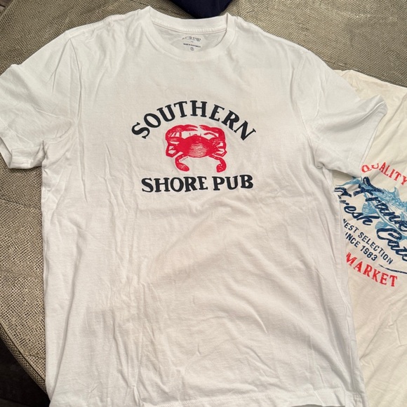 J. CREW NWOT BUNDLE OF 2 Southern Seafood collector tees, BOTH SMALL. - Picture 2 of 9